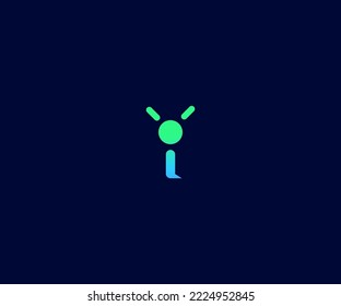 I Letter Logo Vector Template Abstract Monogram Symbol. Usable for Business sport, technology, fashion, digital And future creative logo