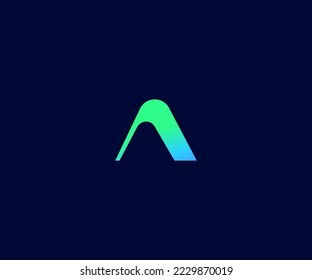 A Letter Logo Vector Template Abstract Monogram Symbol . Usable for Business sport, technology, fashion, digital And future creative logo