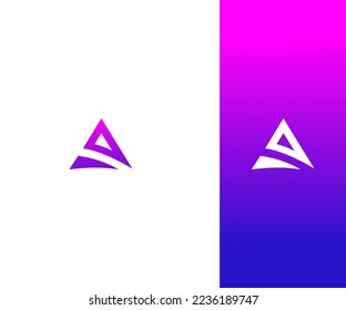 A Letter Logo Vector Template Abstract Monogram Symbol . Usable for Business sport, technology, fashion, digital And future creative logo