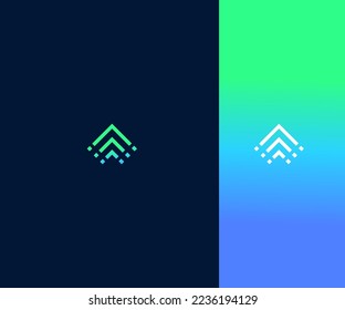 Una Plantilla De Vector Con Logotipo De Letra Símbolo De Monograma Resumen. Usable para el deporte de negocios, la tecnología, la moda, el logotipo digital y creativo futuro