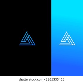 A Letter Logo Vector Template Abstract Monogram Symbol 