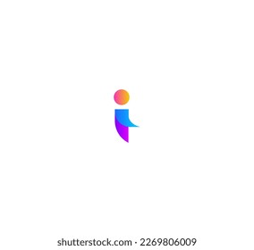i Letter Logo Vector Template Abstract Monogram Symbol 