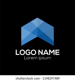 A Letter Logo vector template. Colorful letter A logo vector template