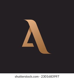 Letter A logo vector template element