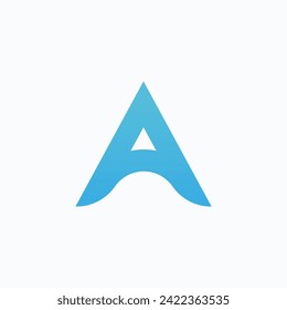 Letter A logo vector template element