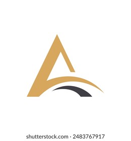 Letter A logo vector template element