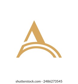 Letter A logo vector template element
