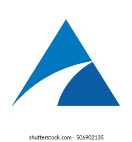letter A logo vector. template icon.