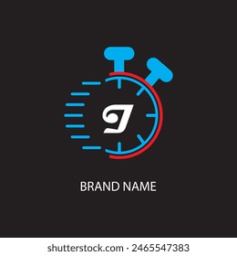 I letter logo vector Unique attractive creative modern initial design white color on black color background I letter logo icon design
