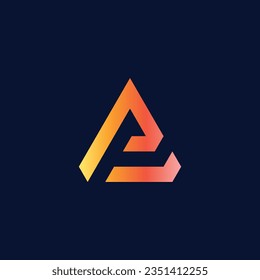 A Letter Logo Vectors Modern Gradient