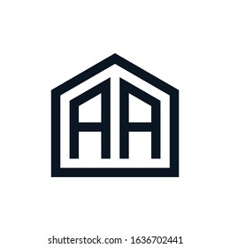 A letter logo vektor icon template