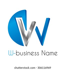 Letter logo W