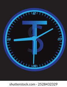 It's a letter logo wall clock design. I have more unique design. It's my own design.