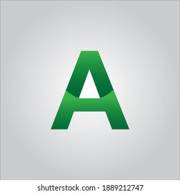 A letter logo with white background. A letter icon. letter design.