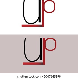 up letter logo for your company 