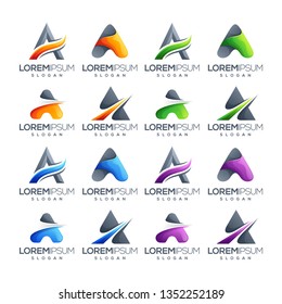 letter a logos