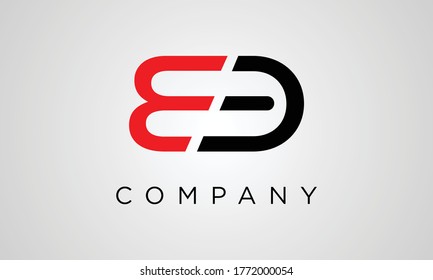 Letter Logos BD Design Vector