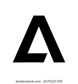 A letter for logos in minimalist style 