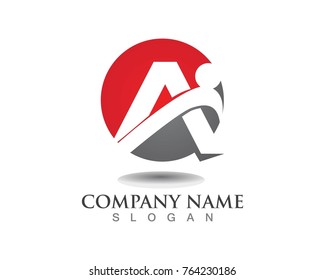 A Letter Logos Template