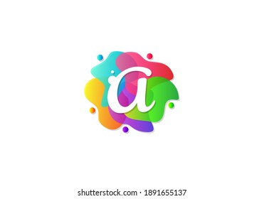 Letter A Logotype Gradient Colorful, Logo Template Design Vector.