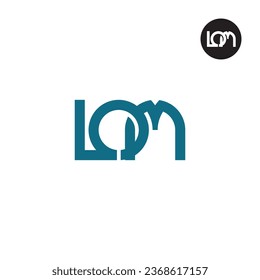 Letter LOM Monogram Logo Design