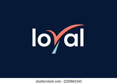 Letter Loyal Logo Design Template