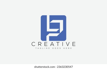 Letter LP logo design template vector illustration.