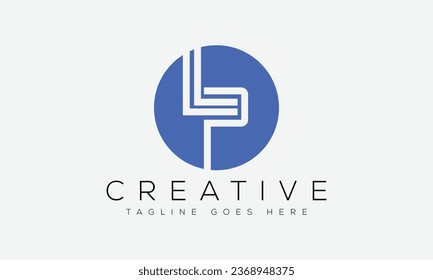 Letter LP logo design template vector illustration