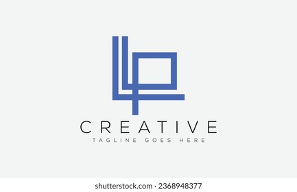 Letter LP logo design template vector illustration