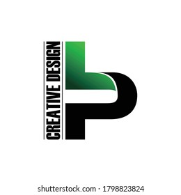 Modernes, einfaches Logo-Design von Letter LP