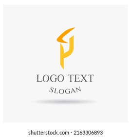 Idea de diseño de logotipo de monograma LP