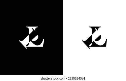 Letter LP PL creative logo design vector