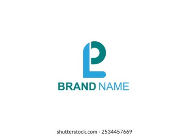 Letter lp or pl logo template