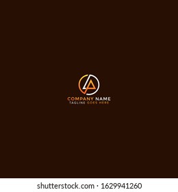 Letter LP round, PL icon triangle logo icon design vector