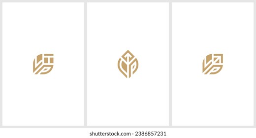 Letter LPT, LTP, LP PL logo grows vector, develops, simple, financial logo suitable for your company.