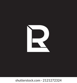 Letter LR logo design template elements in vector format, featuring a clean and modern style—ideal for personal branding, corporate identities, startups, and versatile professional visual identity.