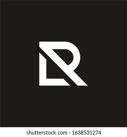 letter LR logo design vector icon template