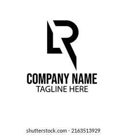 Logo de la carta LR - Logotipo inicial
