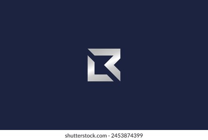 letter lr with square logo icon design vector design template inspiration