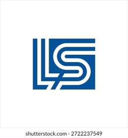letter LS concept logo design vector template