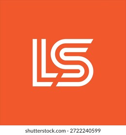 letter LS concept logo design vector template
