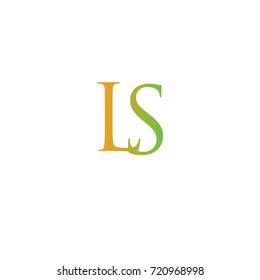 Letter LS element logo