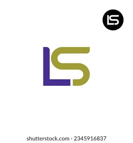 Letter LS Monogram Logo Design Unique