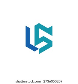 Letter LS Shield Logo Design 