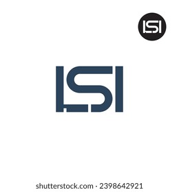 Diseño del logotipo de monograma LSI