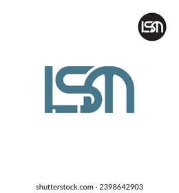 Letter LSM Monogram Logo Design