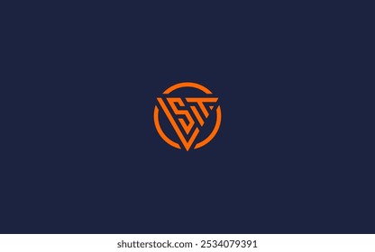 Letra última com ícone de logotipo triângulo design vetor design modelo inspiração