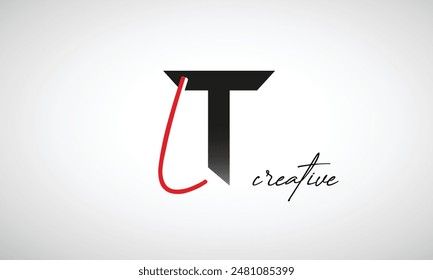 Letra LT Creative Clean Diseño de logotipo