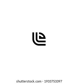Letter LT monogram logo design vector