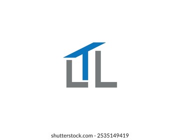 letter LTL logo design Initial vector Custom brand logo template